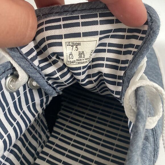 VANS Women’s Light Heather Blue Skate Sneaker Shoes Sz 7.5 - Picture 6 of 6